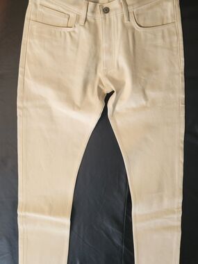 Gustin Slim Cream Chinos for Men